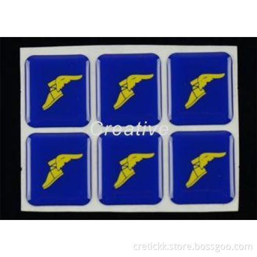 Scratchproof Permanent Adhesive Epoxy Dome Stickers For Car
